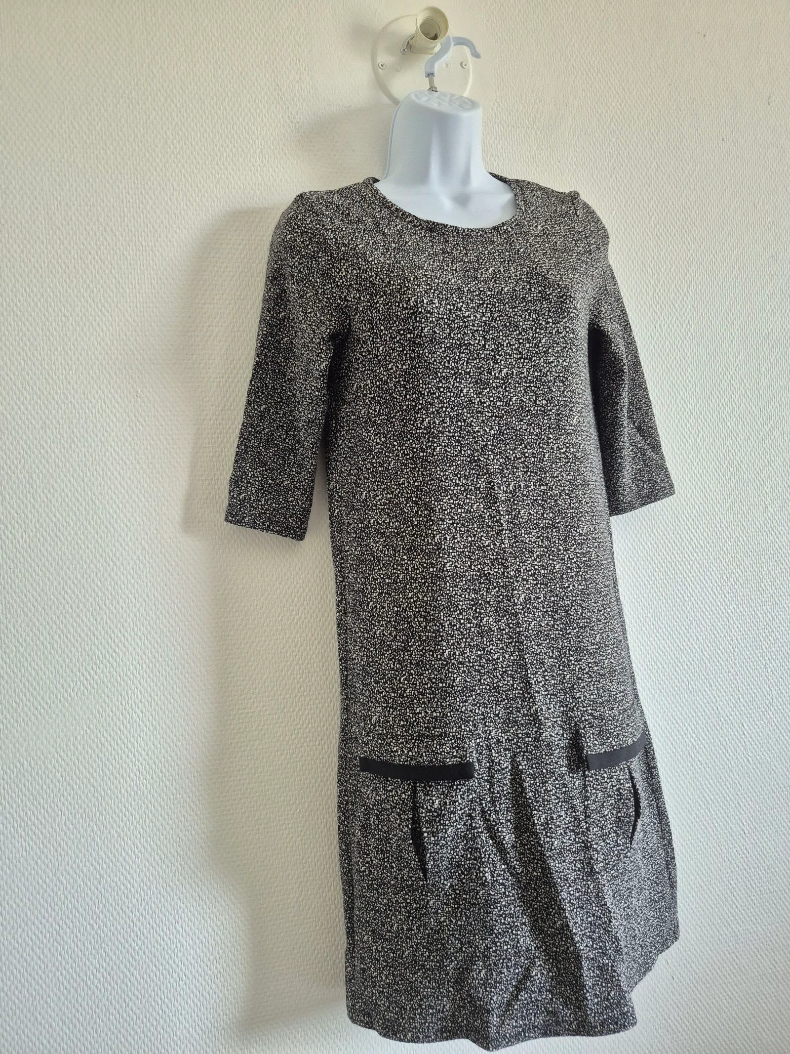 Vestido Promod cinza e preto – Tamanho 36 – Muito bom estado – photo 2